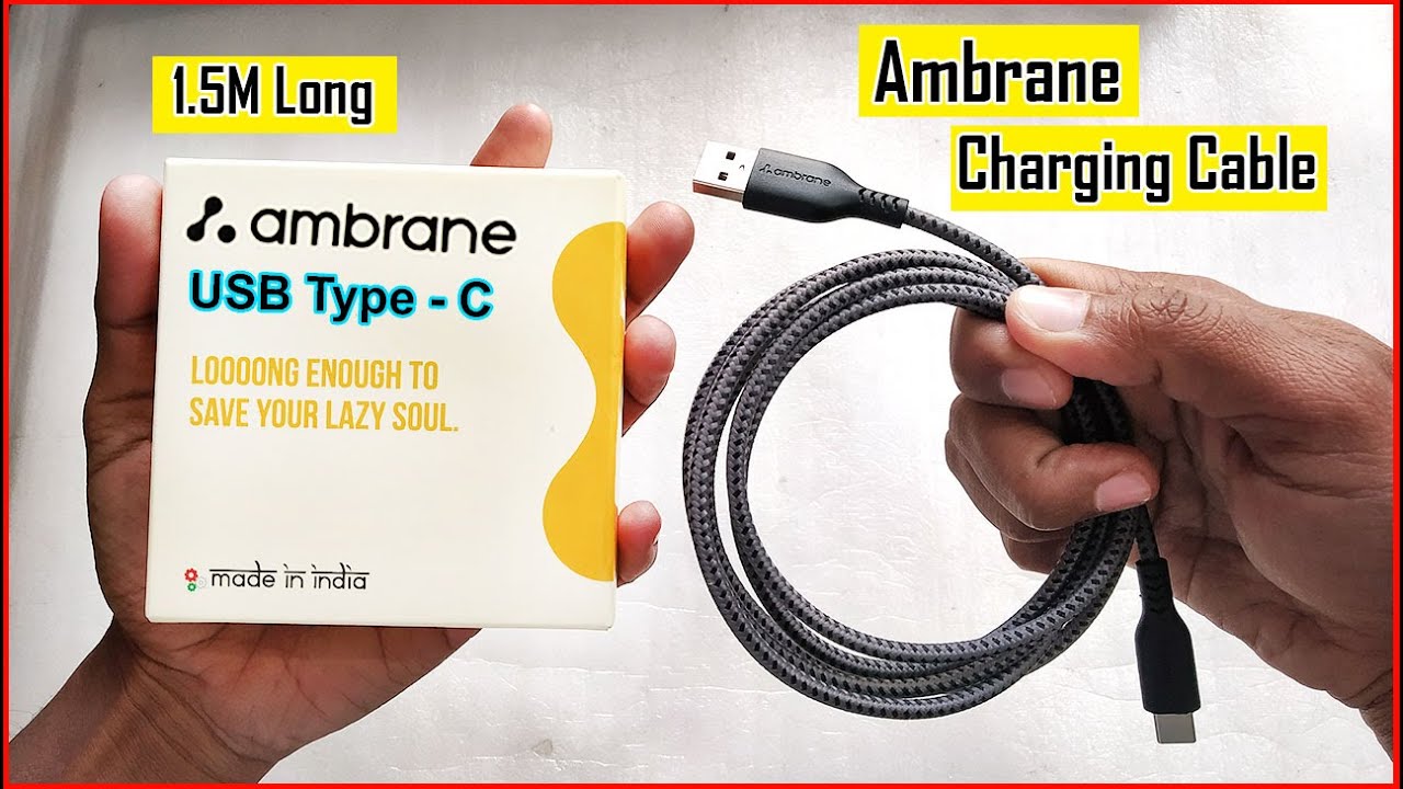 Ambrane BCTT 15 C To C 1.5M Cable — image 2