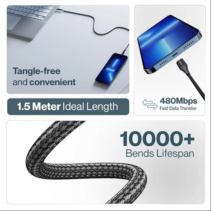 Ambrane BCTT 15 C To C 1.5M Cable — image 3