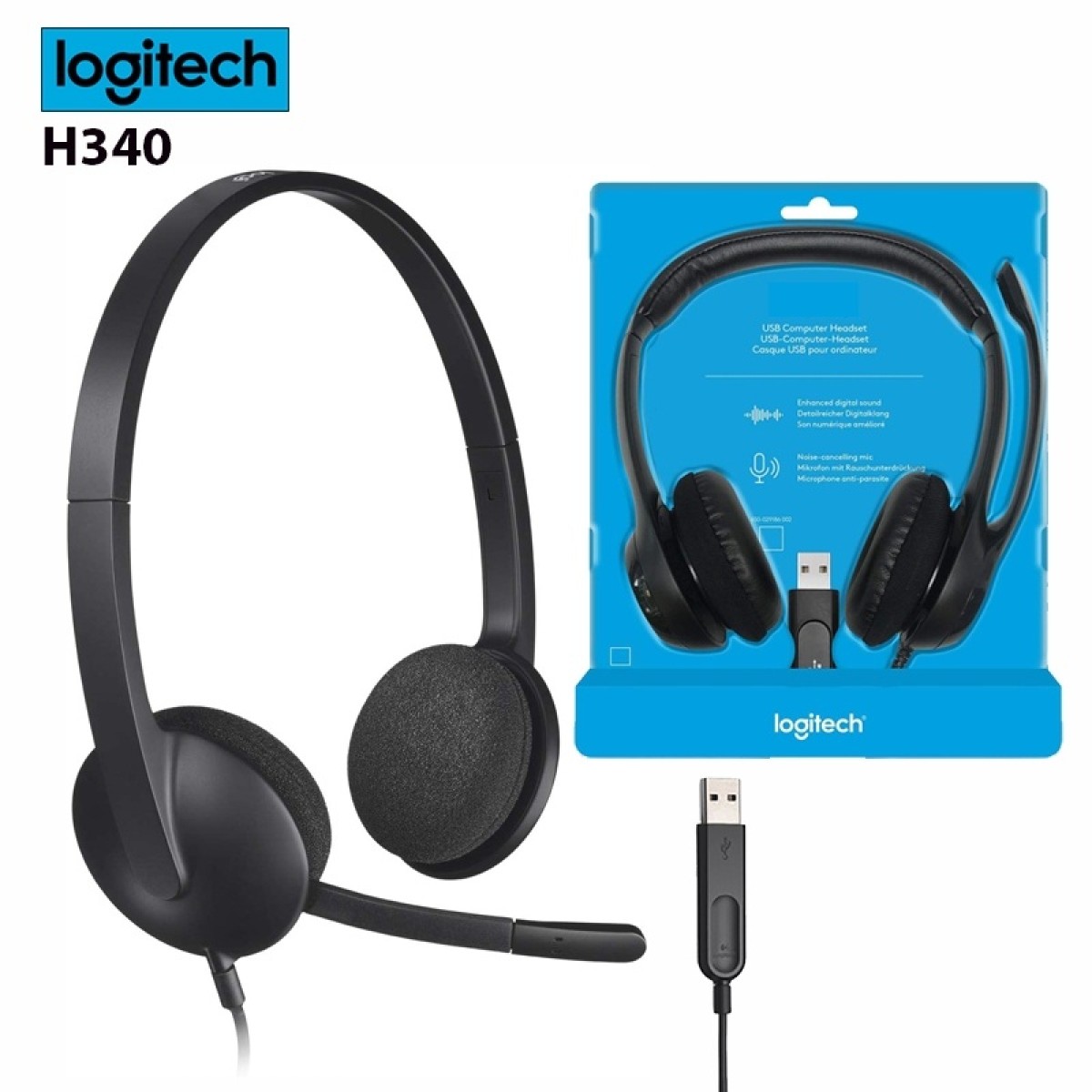 Logitech H340 Headphone — image 3
