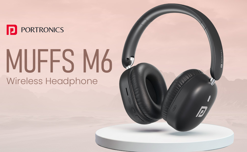 Portronics POR 3261 Muffs M6 Bluetooth Headphone — image 2